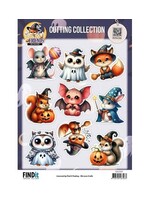 CD12537 - Cutting Collection 10 stuks - Scary Furries - Little Boo Friends