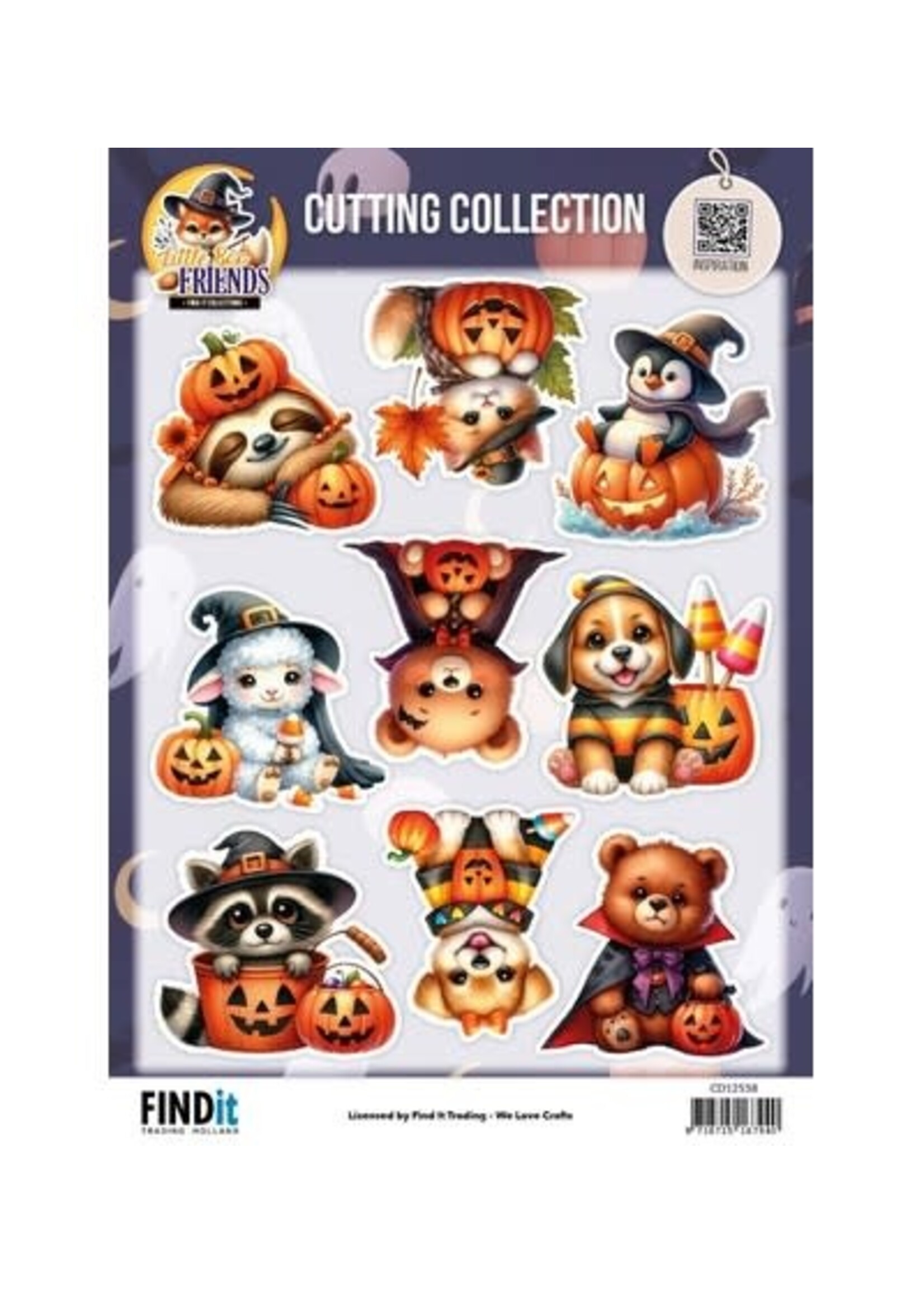 CD12538 - Cutting Collection 10 stuks - Pumpkin Buddies - Little Boo Friends