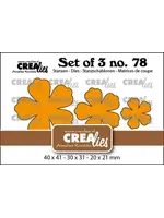 Set of 3 Stansen No. 78 Dichte Bloemen 32 (CLSet78)