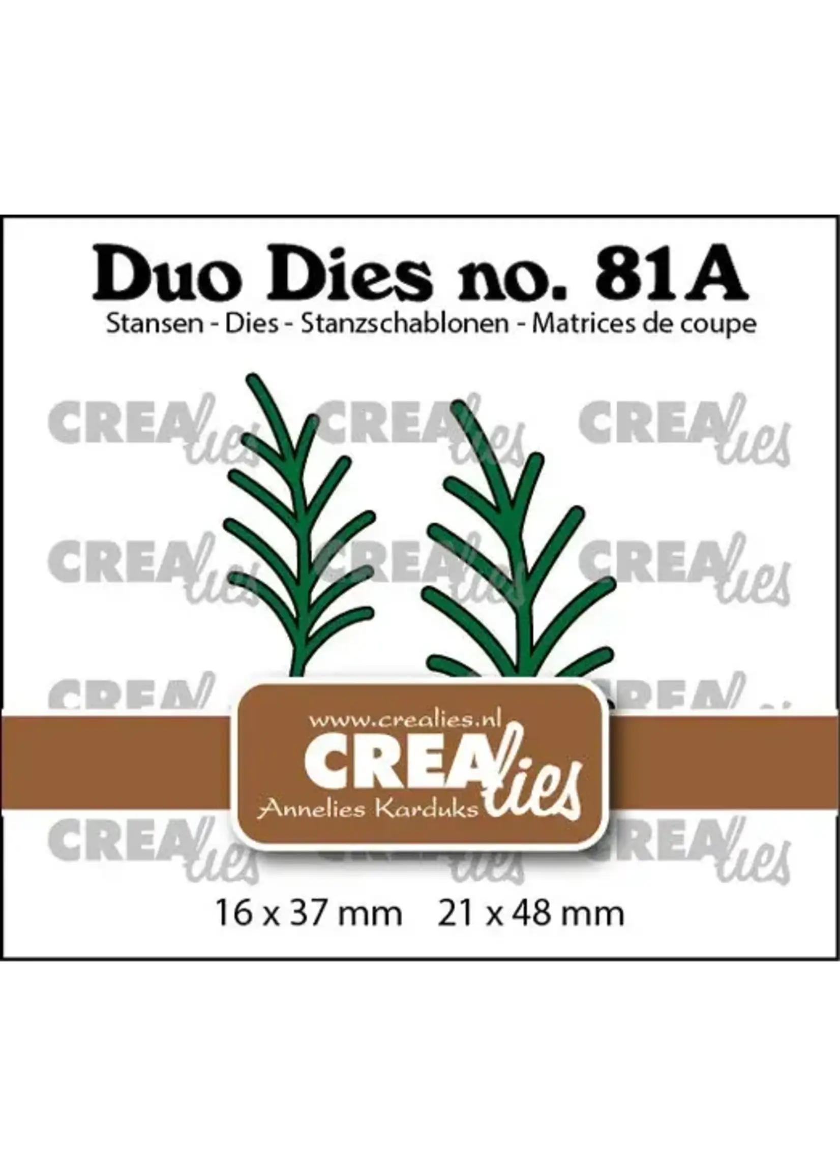 Duo Stansen No. 81a Blaadjes 24a Takjes (Spiegelbeeld) (CLDD81a)