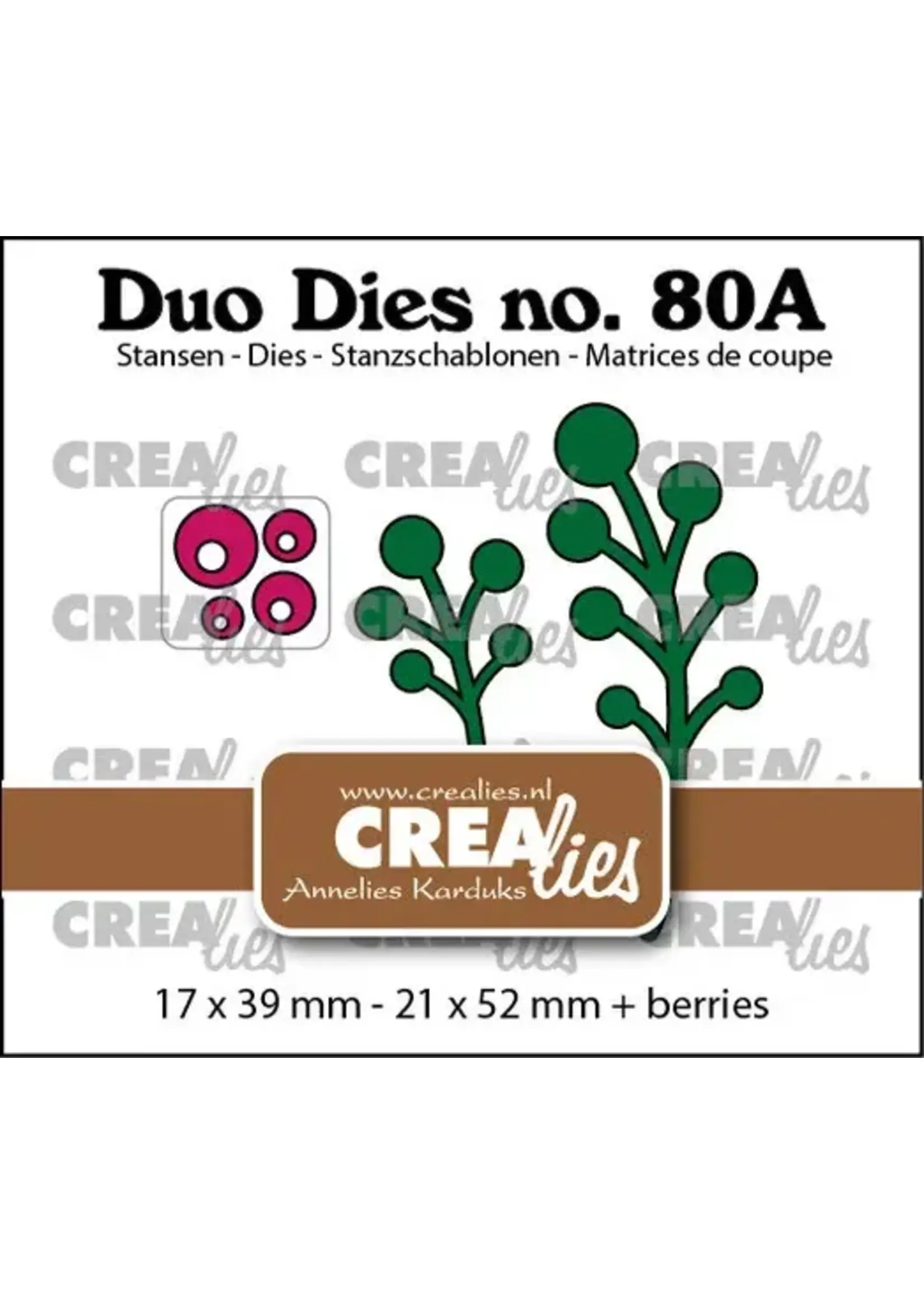 Duo Stansen No. 80a Blaadjes 23a Bessentakjes (Spiegelbeeld) (CLDD80a)