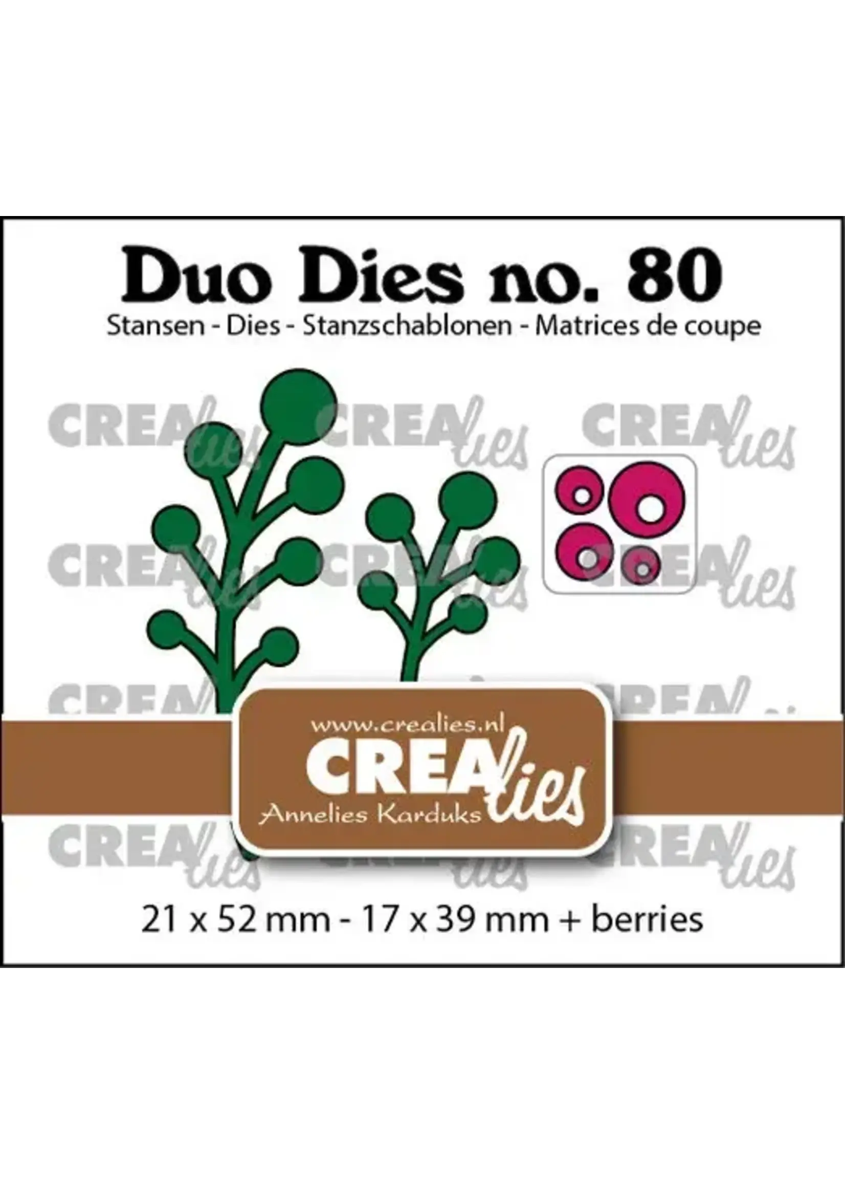 Duo Stansen No. 80 Blaadjes 23 Bessentakjes (CLDD80)