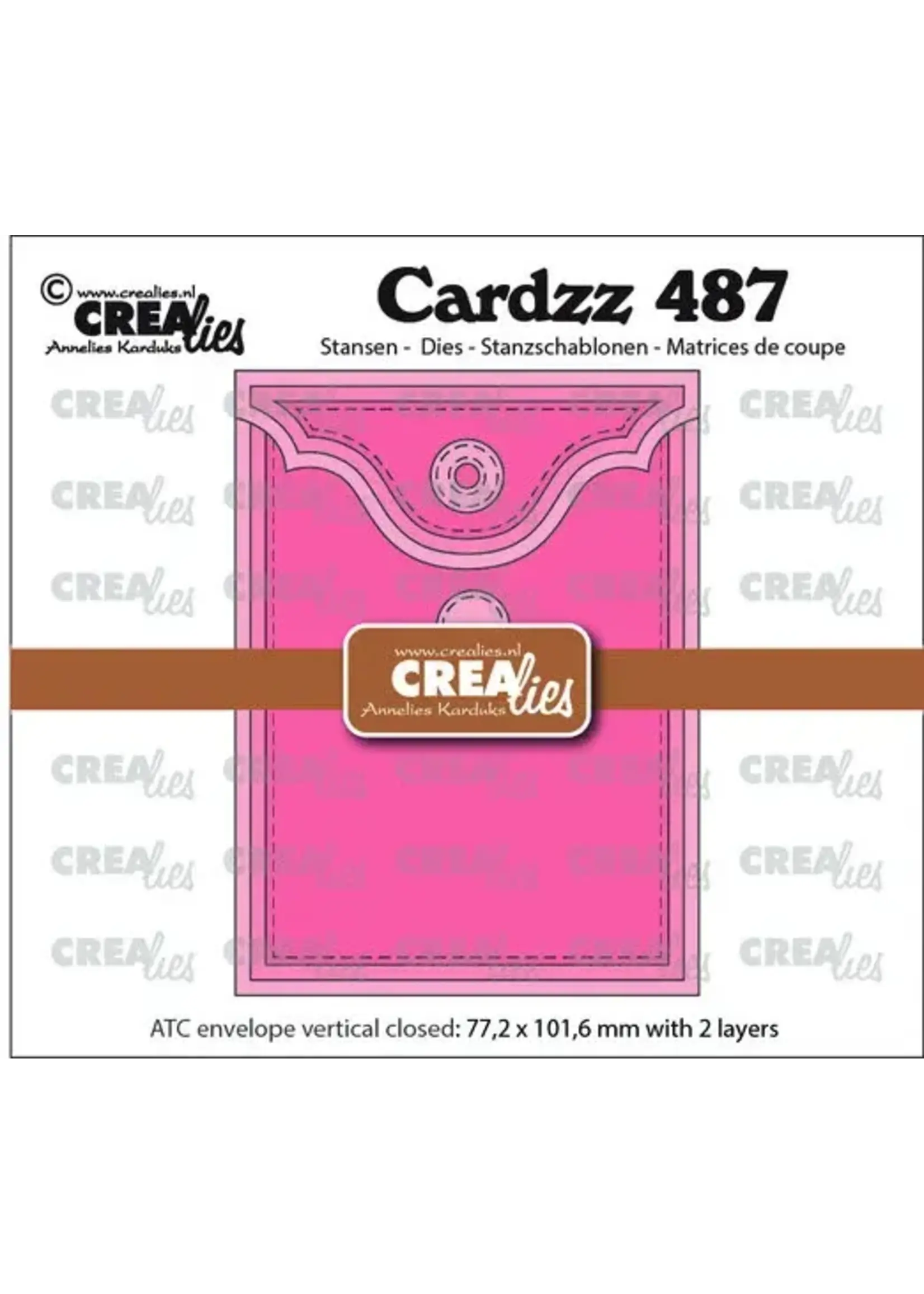 Cardzz Stansen ATC Envelop Verticaal Paneel C (CLCZ487)