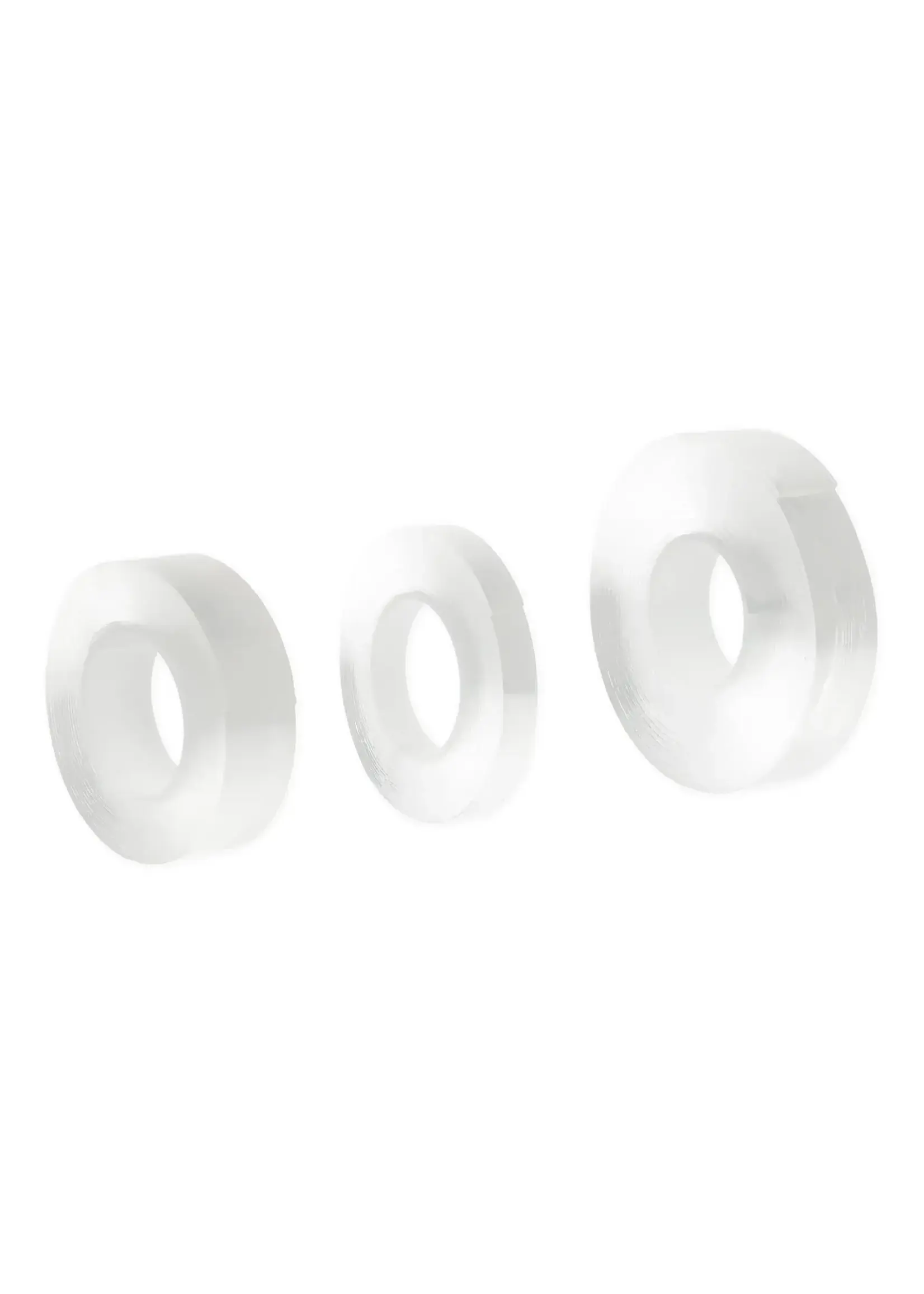 Vaessen Creative • Nano Tape 3st. Vaessen Creative 3112-097  3 rollen  transparante foantape  :  3 m x 2 cm x 2 mm 3 m x 2 cm x 1 mm 3 m x 1 cm x 1 mm
