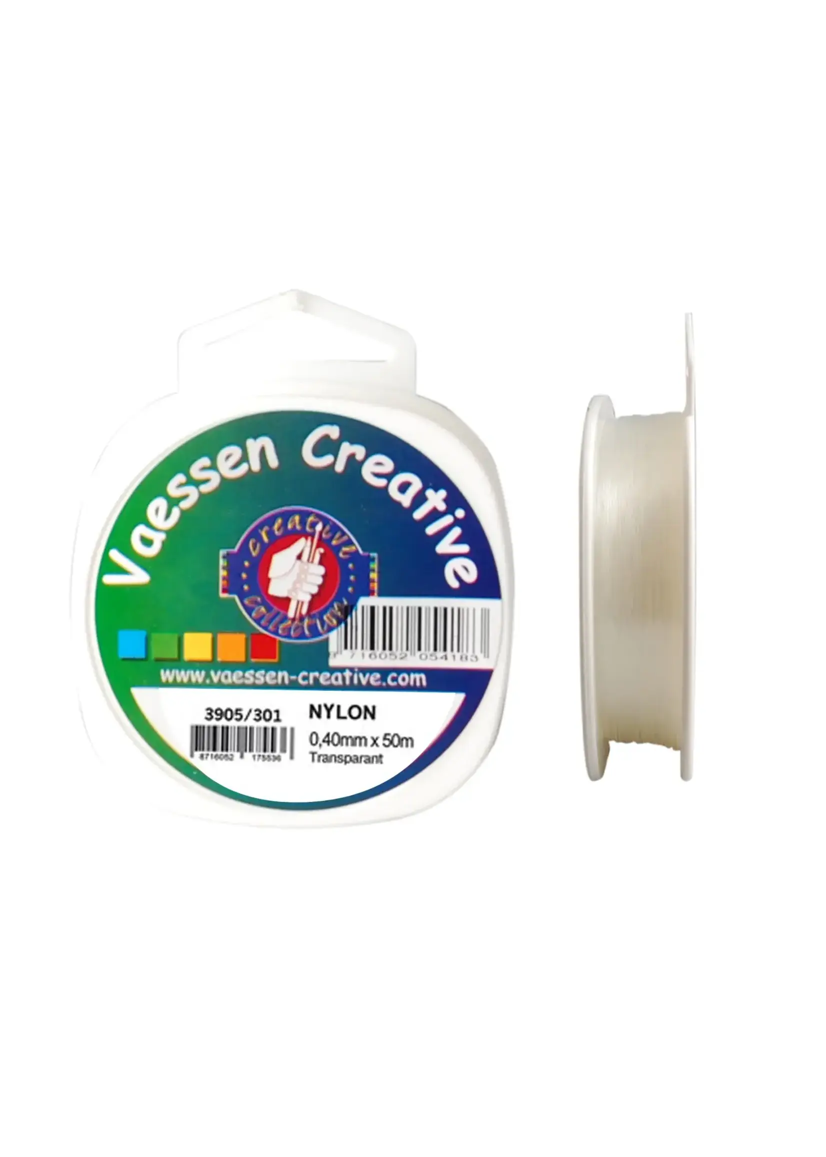 Vaessen Creative • Nylon Draad 50mx0,4mm Transparant Vaessen Creative 3905-301
