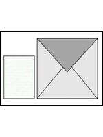10 st vierkante enveloppen 14 x 14 cm wit