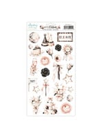 6 x 12 papieren stickers - Laten we vieren - Elementen