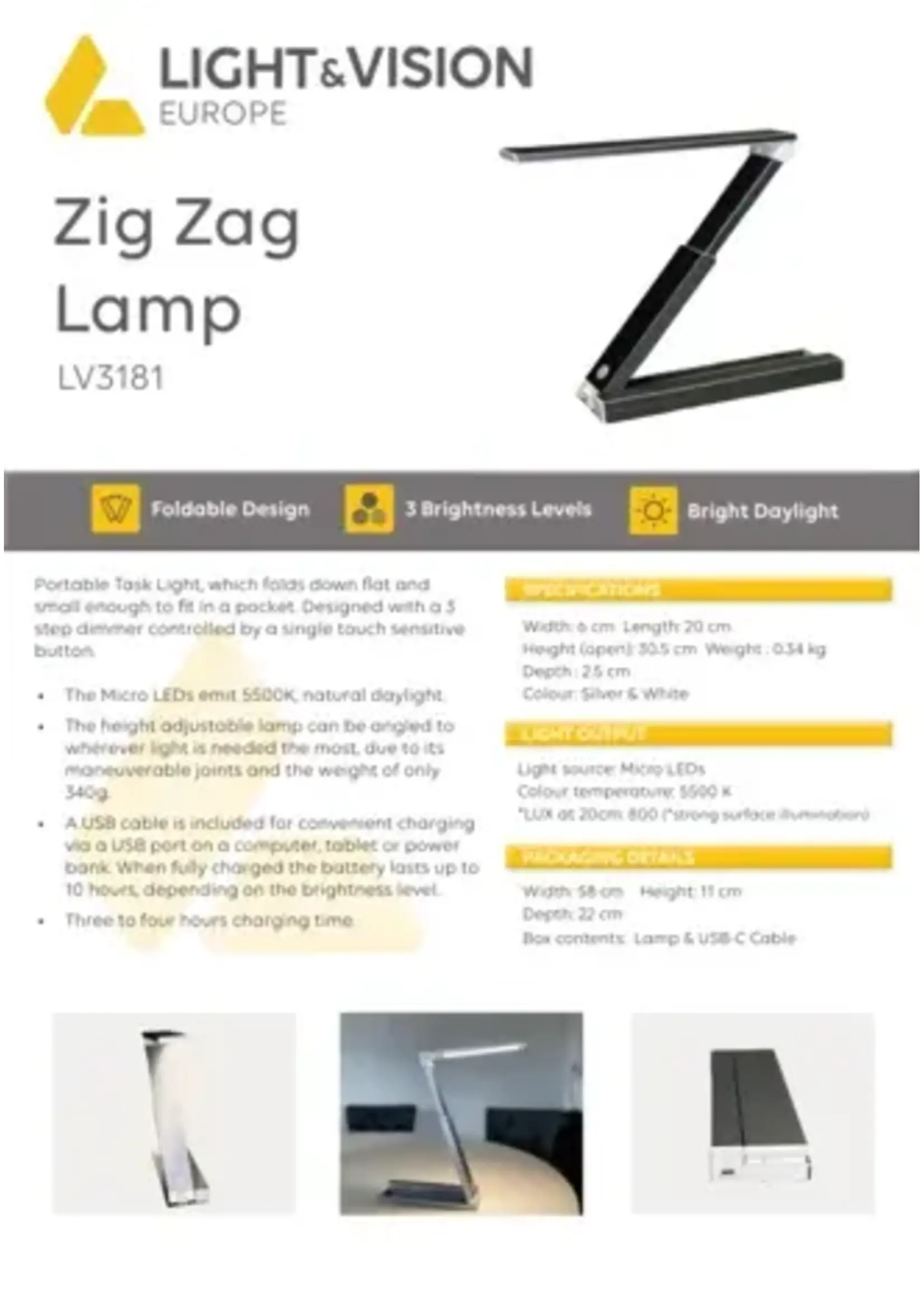 Zig Zag Lamp (LV3181)