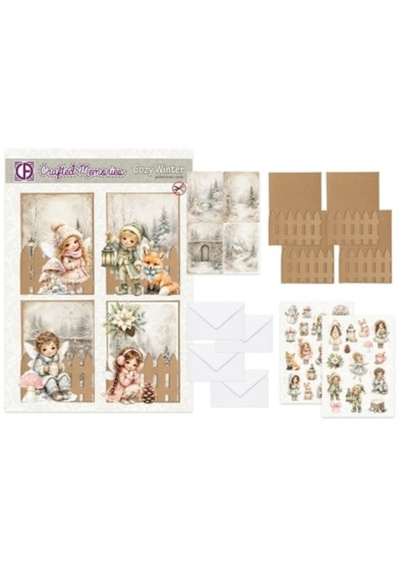 CM-KIT-005 - Kaartenpakket - Sugar Cottage - Cozy Winter