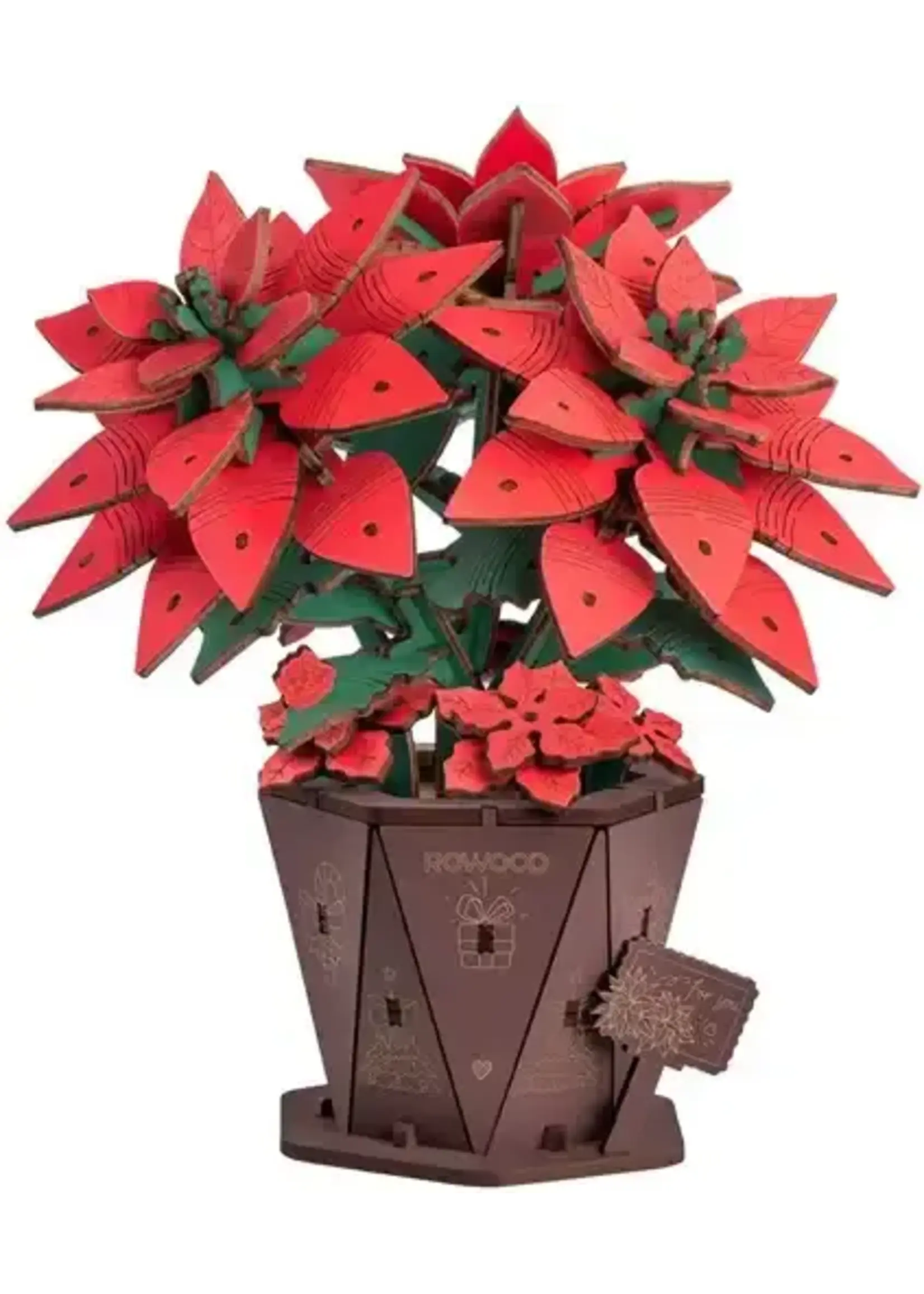 Robotime Kerstster (Poinsettia)