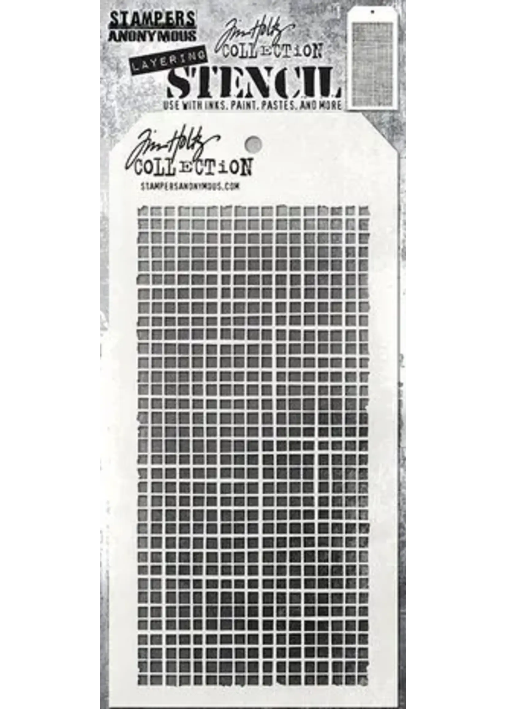 Linen Tim Holtz Layering Stencil (THS061)