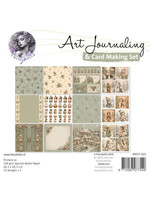 Art Journaling & Card Making Set Kerst beige-groen # UITLEVERING START 25 SEPTEMBER