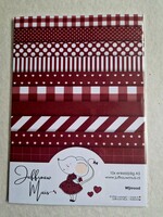 wijnrood tiny cardstock