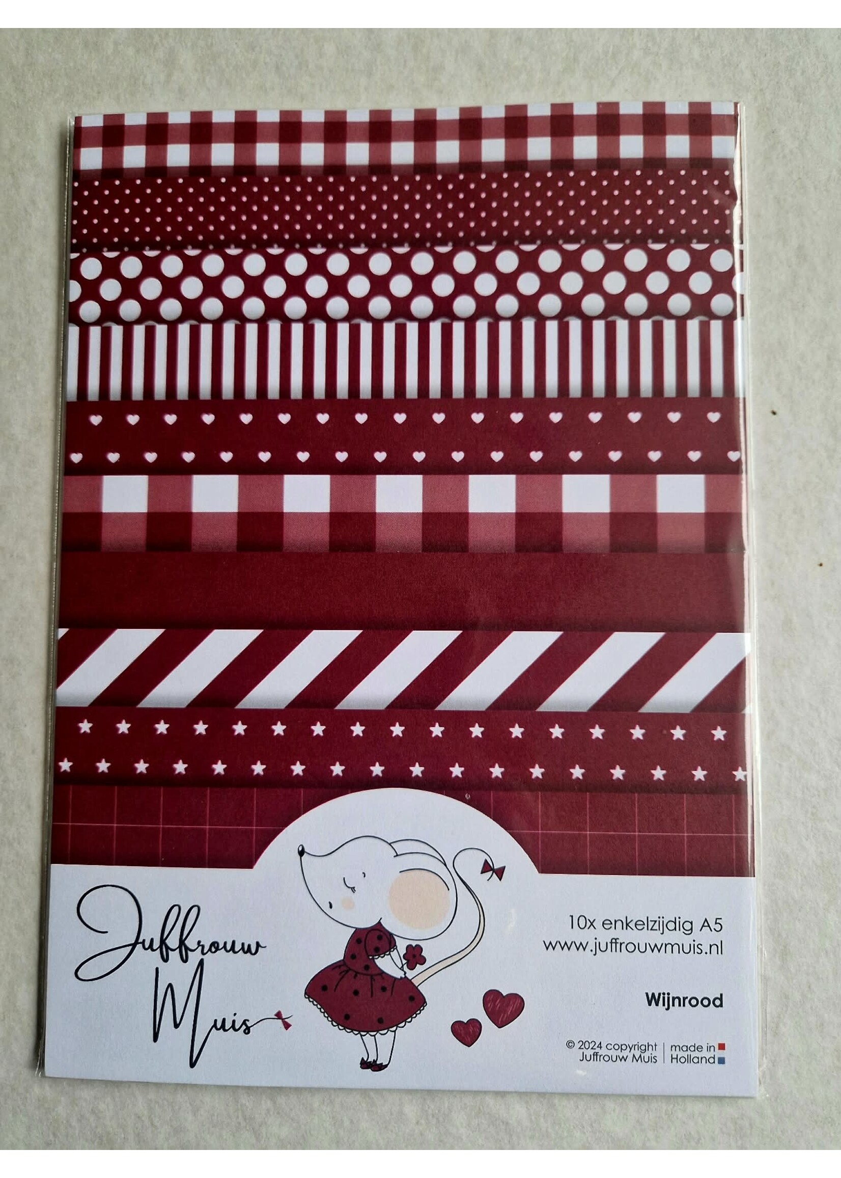 wijnrood tiny cardstock