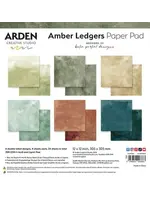 Amber Ledgers 12x12 Inch Paper Pad Solids by Katie Pertiet (ACSPP0032)
