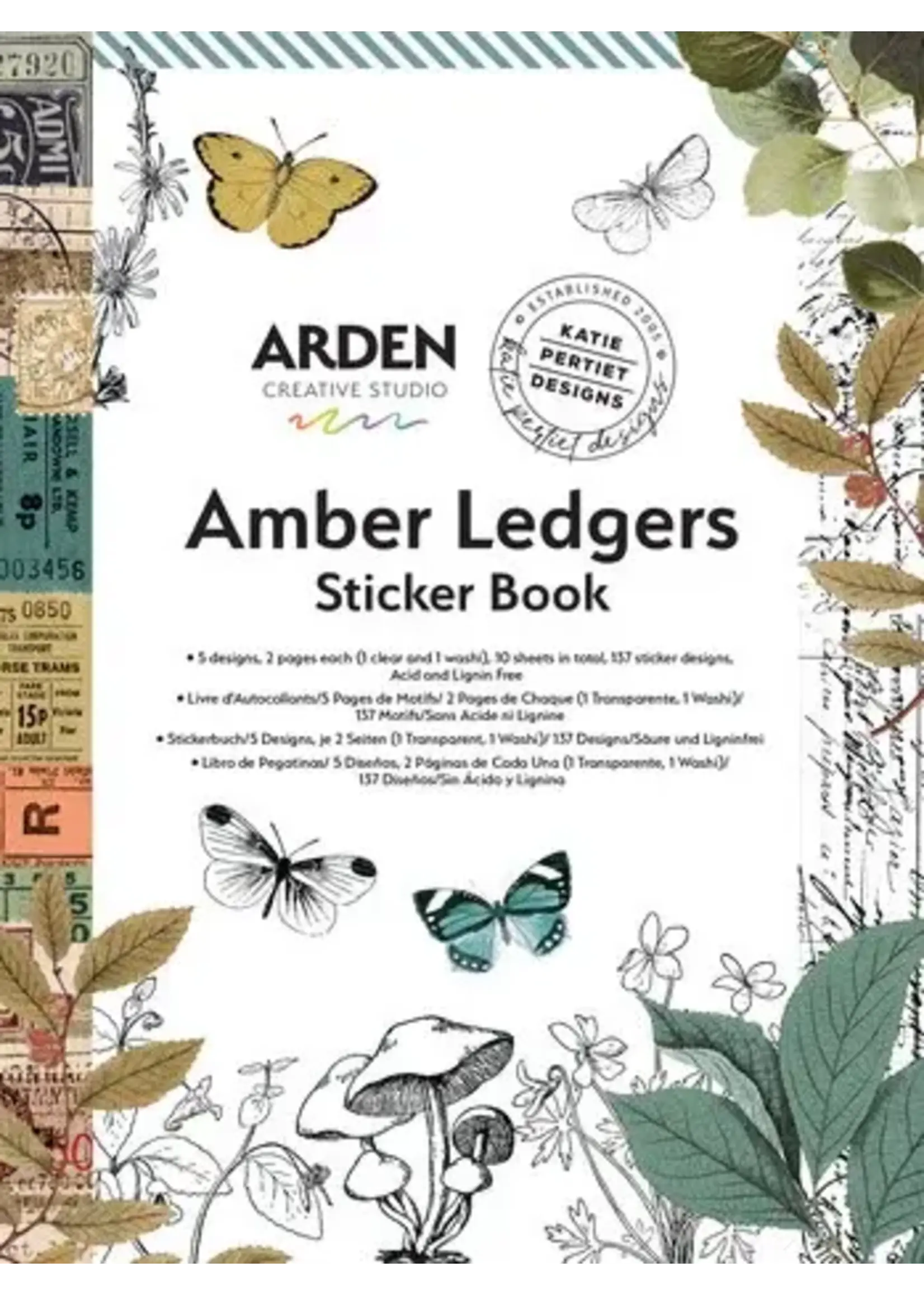 Amber Ledgers Sticker Book by Katie Pertiet (ACSSB0003)