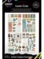 Amber Ledgers Essentials Laser Cuts (108pcs) by Katie Pertiet (ACSLC0012)