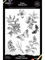 Maker Series 6x8 Inch Clear Stamp Set Classic Leaves by Katie Pertiet (ACSCS0040
