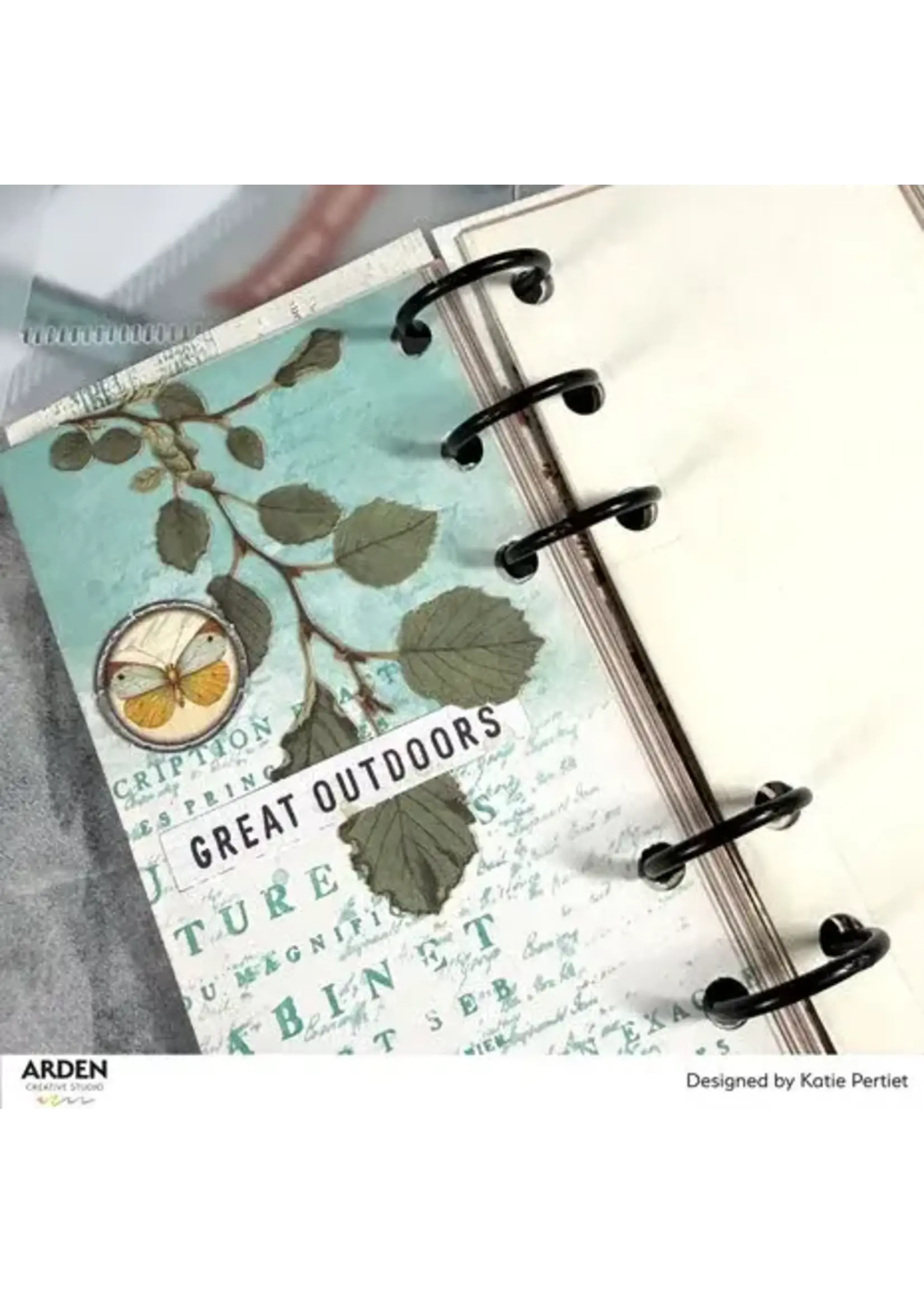 Black 3-Ring Binder (5pcs) by Katie Pertiet (ACSRB0001)