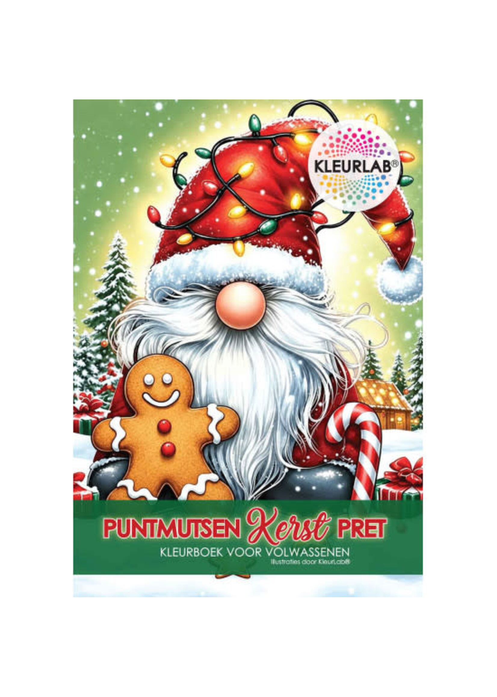 Puntmutsen Kerst Pret | Kerst Kleurboek voor Volwassenen