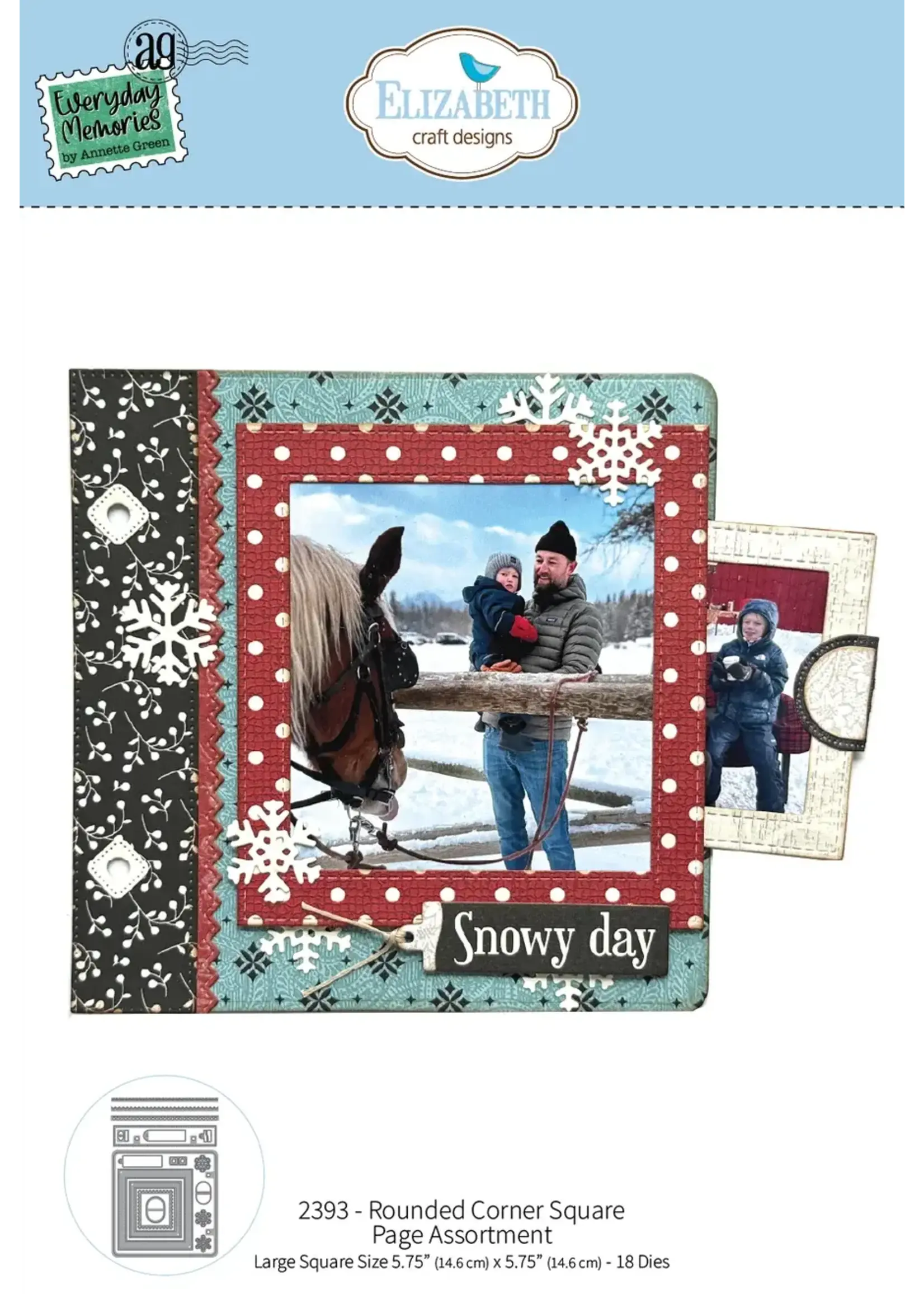 Afgeronde hoeken vierkante pagina-assortiment Everyday MemoriesSKU: 2393