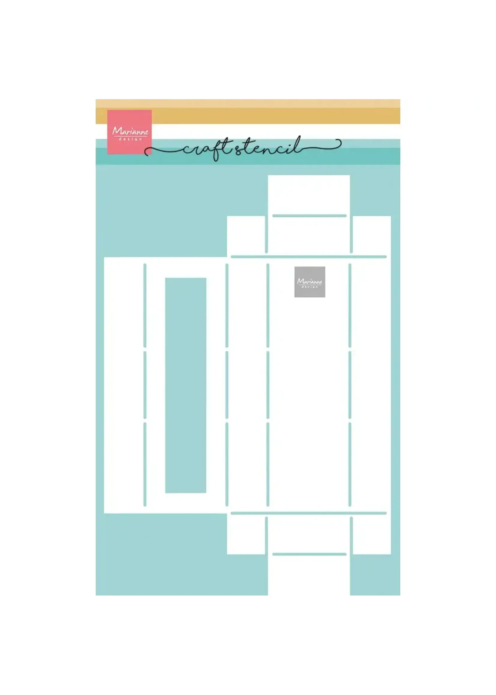 Marianne Design • Stencils Craft Stencil - 3 pc Tealight Box Marianne Design PS8197