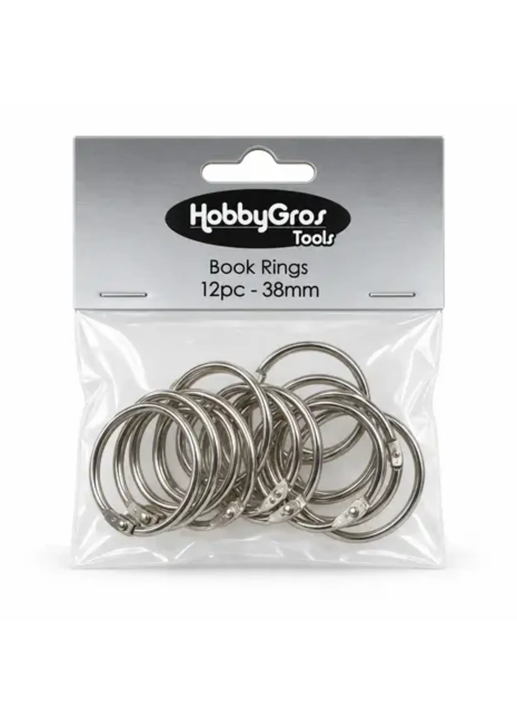 Book Rings 38mm (12pcs) (HGT057)