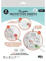 Cozy Coloring Protective Sheet Square and Rectangle (SL-TO-CCPS01)