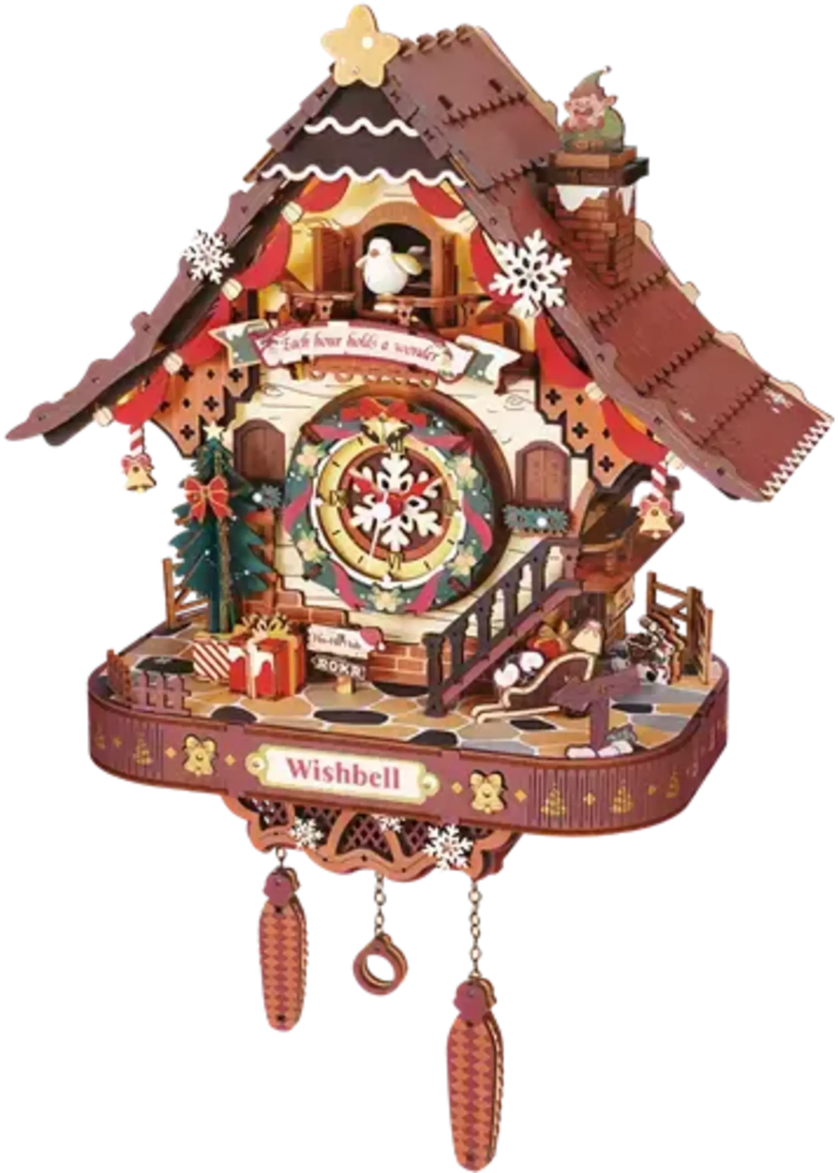 Rolife Christmas Cuckoo Clock by ROKR