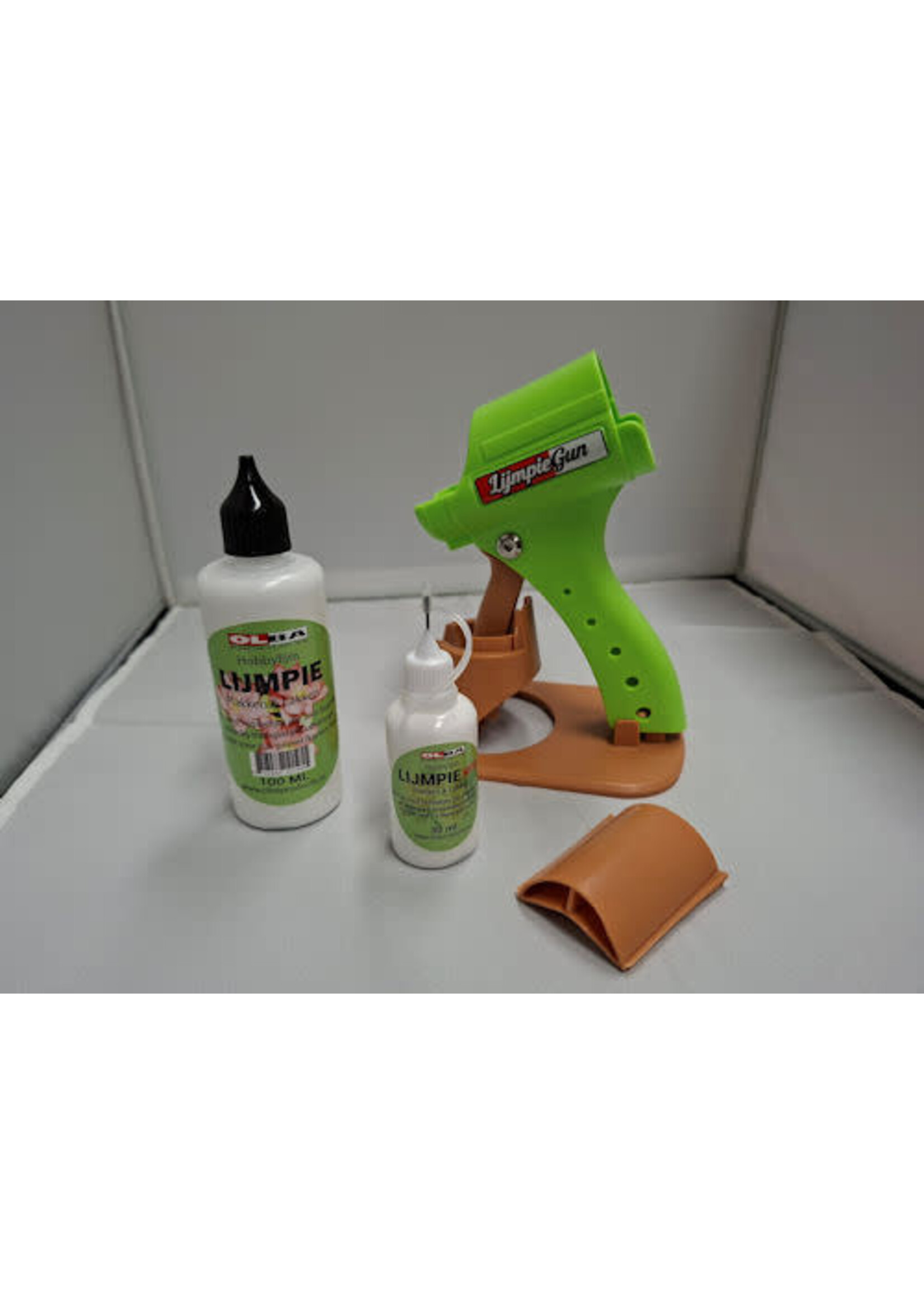 Olba Lijmpie Gun voor 100 ml en 30 ml flesjes leverbaar januari 2027