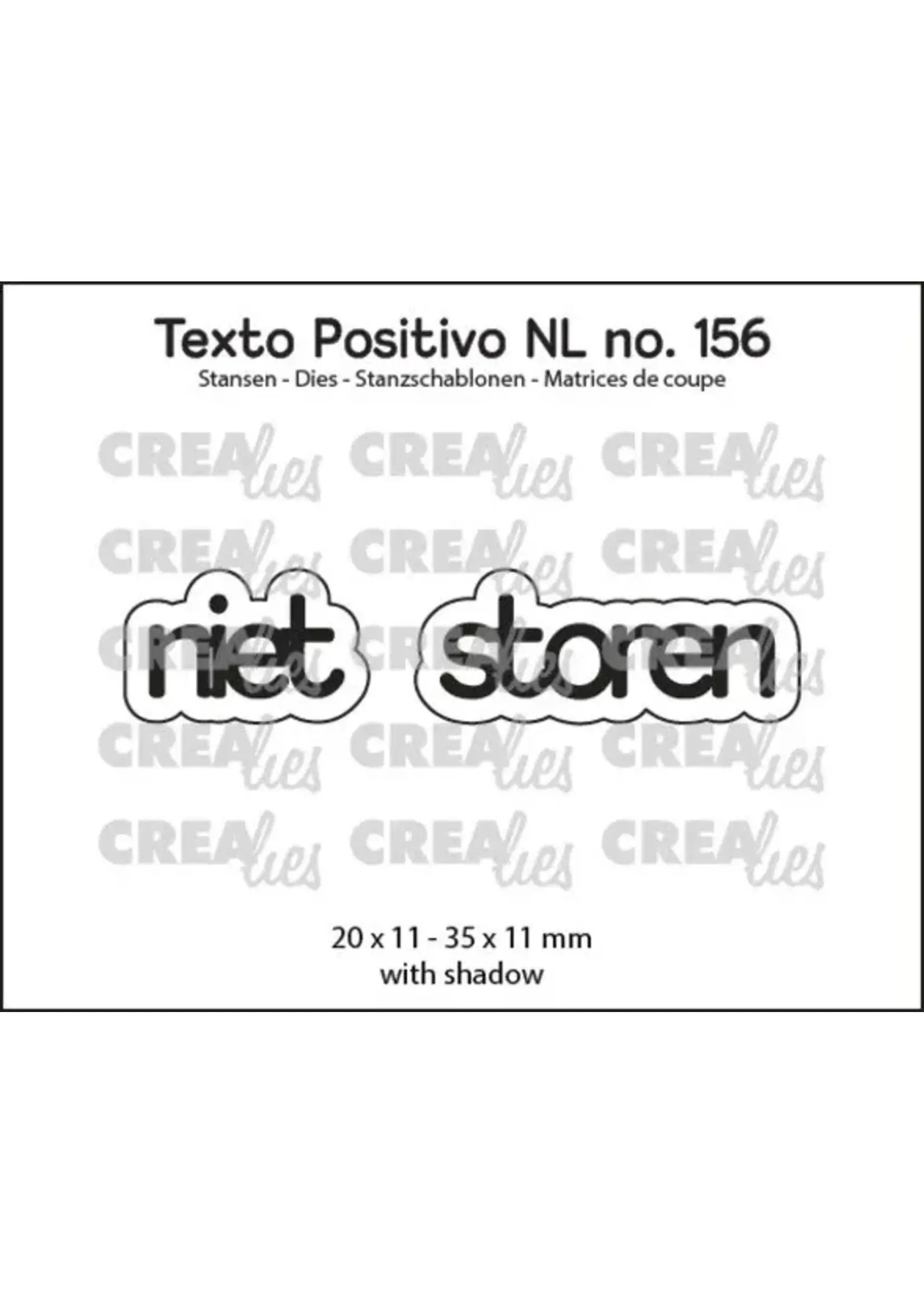 Texto Positivo Stansen Dutch Niet Storen (POSNL156)