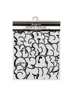 Furry Friends 2 Thick Stencils 20x25cm Pop Art Pattern by Antonis Tzanidakis (KSTD227)