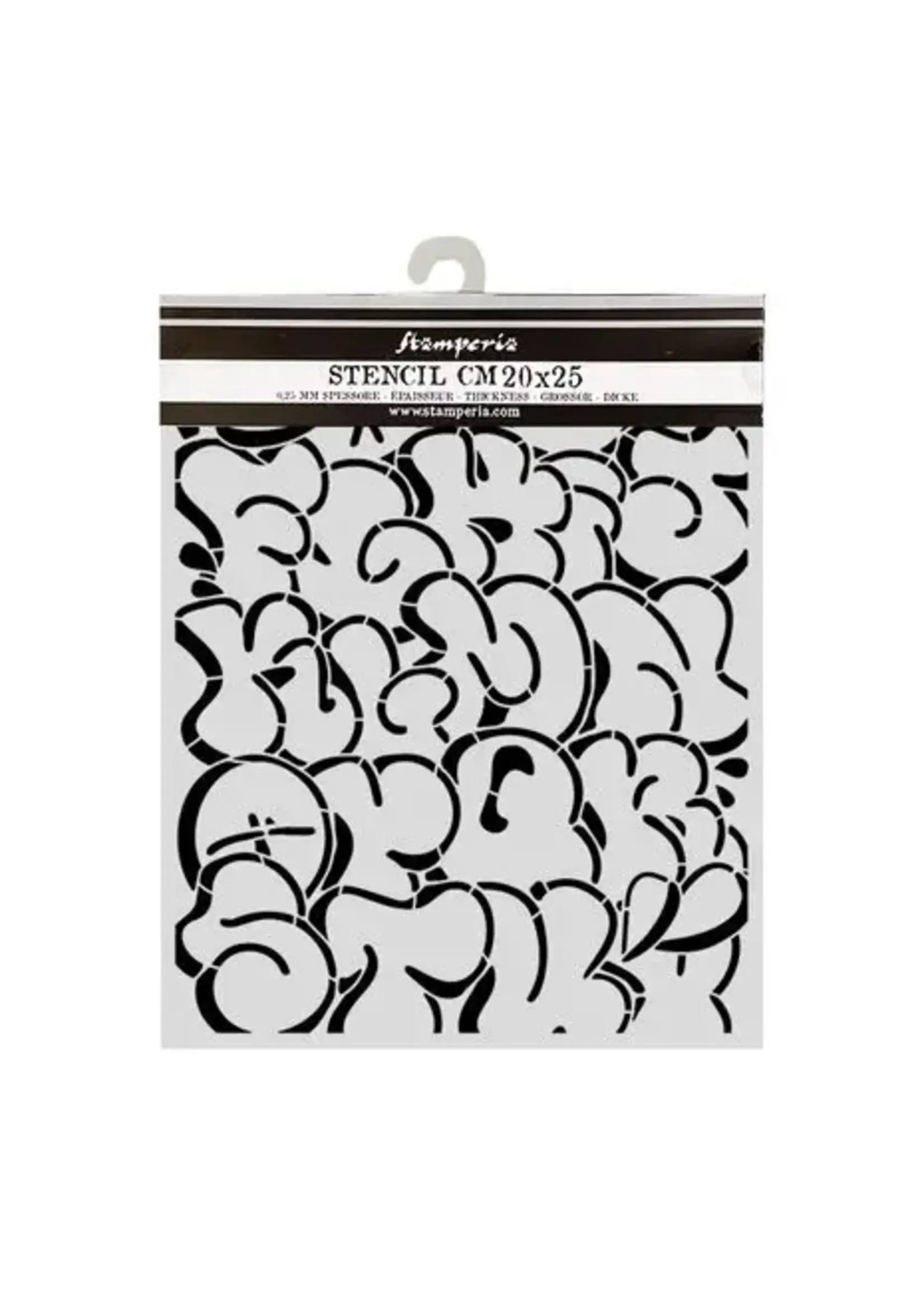 Furry Friends 2 Thick Stencils 20x25cm Pop Art Pattern by Antonis Tzanidakis (KSTD227)