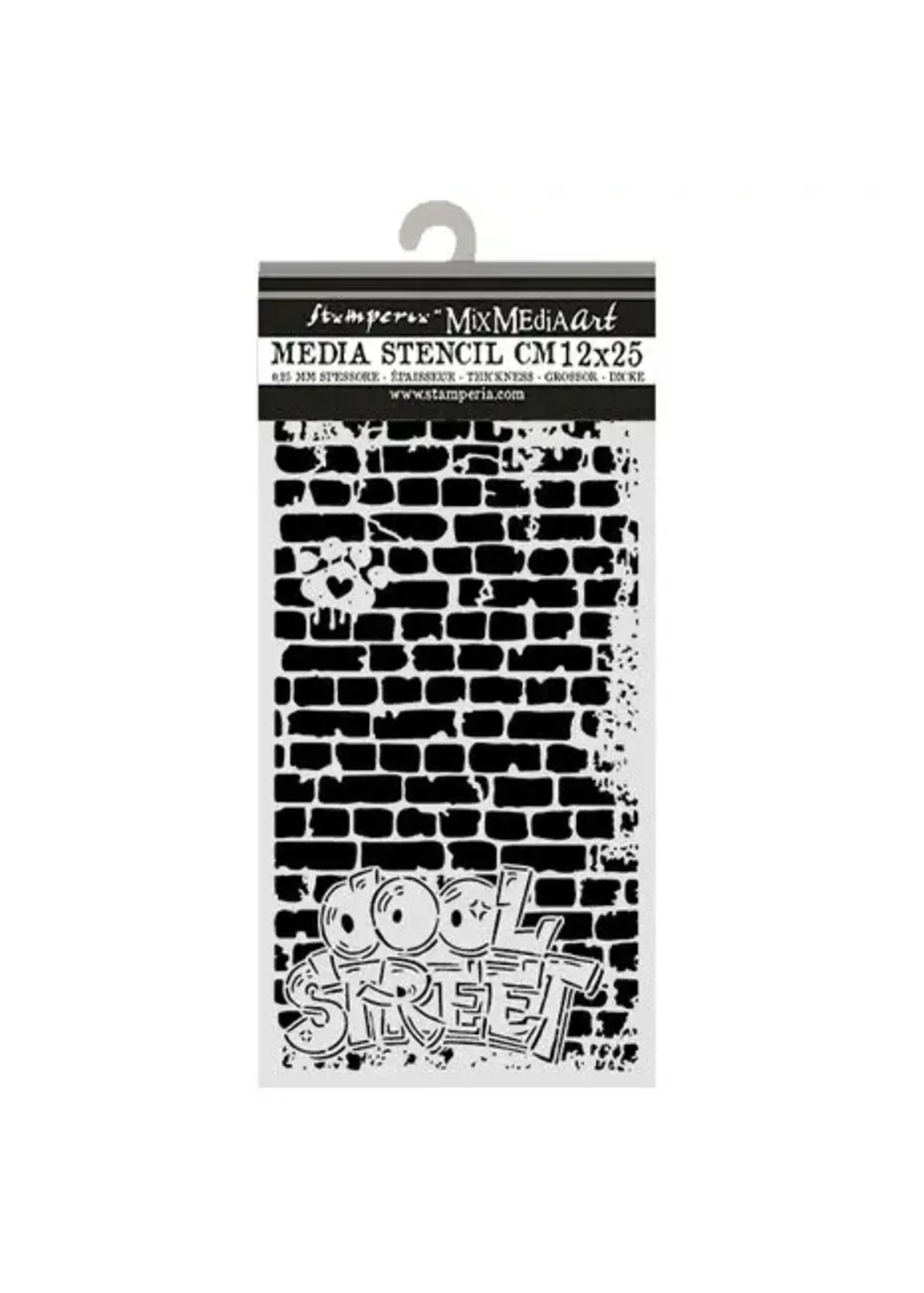 Furry Friends 2 Thick Stencils 12x25cm Cool Street Bricks by Antonis Tzanidakis (KSTDL181)