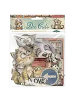 Furry Friends 2 Die Cuts Assorted by Antonis Tzanidakis (DFLDC146)