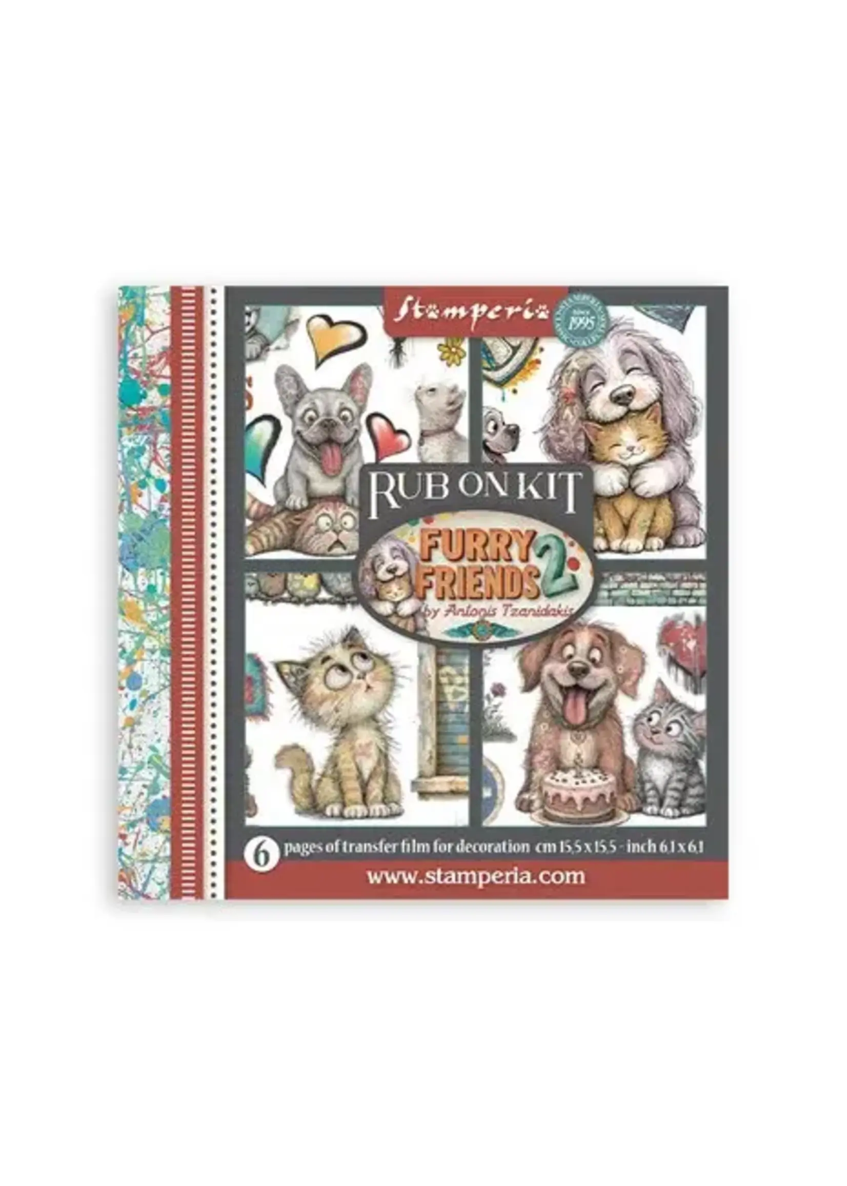Furry Friends 2 Art Journaling Selection Large by Vicky Papaioannou (BJS005)