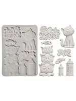 Furry Friends 2 A5 Silicon Mould Cats by Antonis Tzanidakis (KACMA626)
