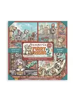 Furry Friends 2 8x8 Inch Paper Pack (Single Face) by Antonis Tzanidakis (SBBSXB29)