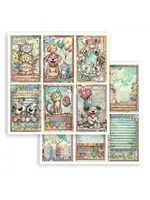 Furry Friends 2 12x12 Inch Paper Sheet 6 Cards (1pcs) by Antonis Tzanidakis (SBB1171)