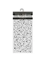 Cosmos Thick Stencils 12x25cm Ink Spots by Cristina Radovan (KSTDL174)