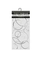 Cosmos Thick Stencils 12x25cm Ink Orbits by Cristina Radovan (KSTDL173)