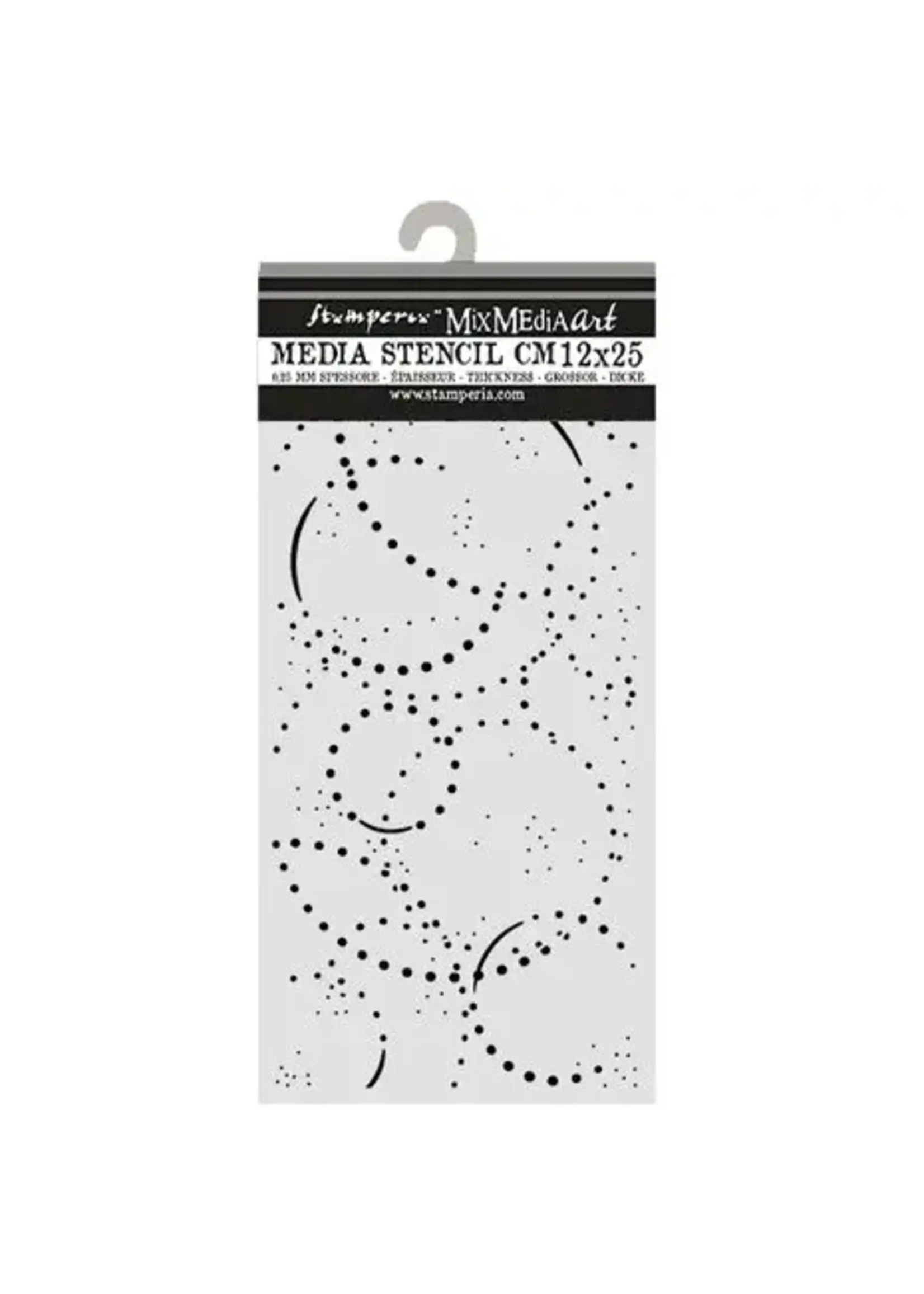 Cosmos Thick Stencils 12x25cm Ink Orbits by Cristina Radovan (KSTDL173)