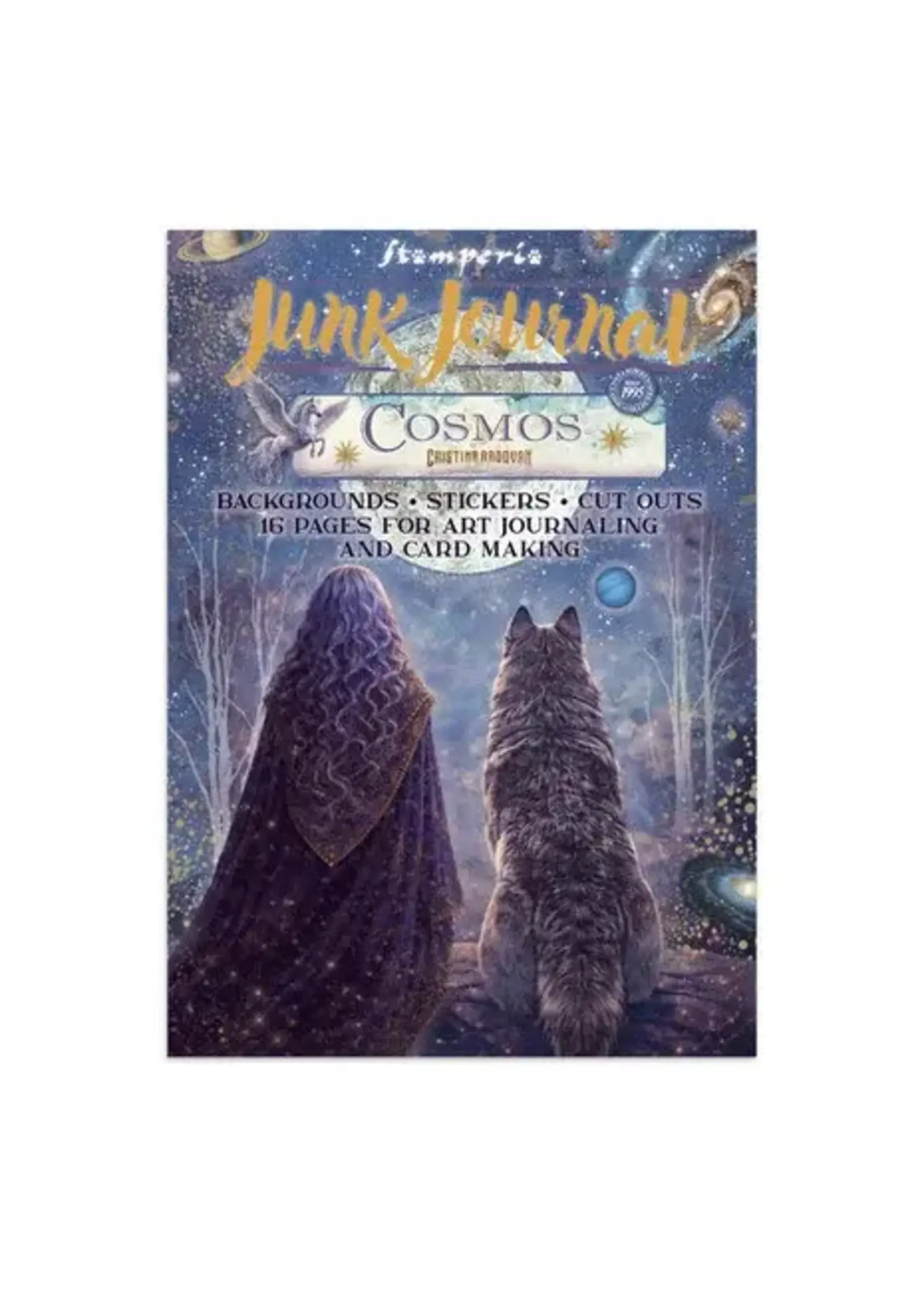 Cosmos Junk Journal Stickers, Backgrounds, Cut-Outs by Cristina Radovan (SBJK29)