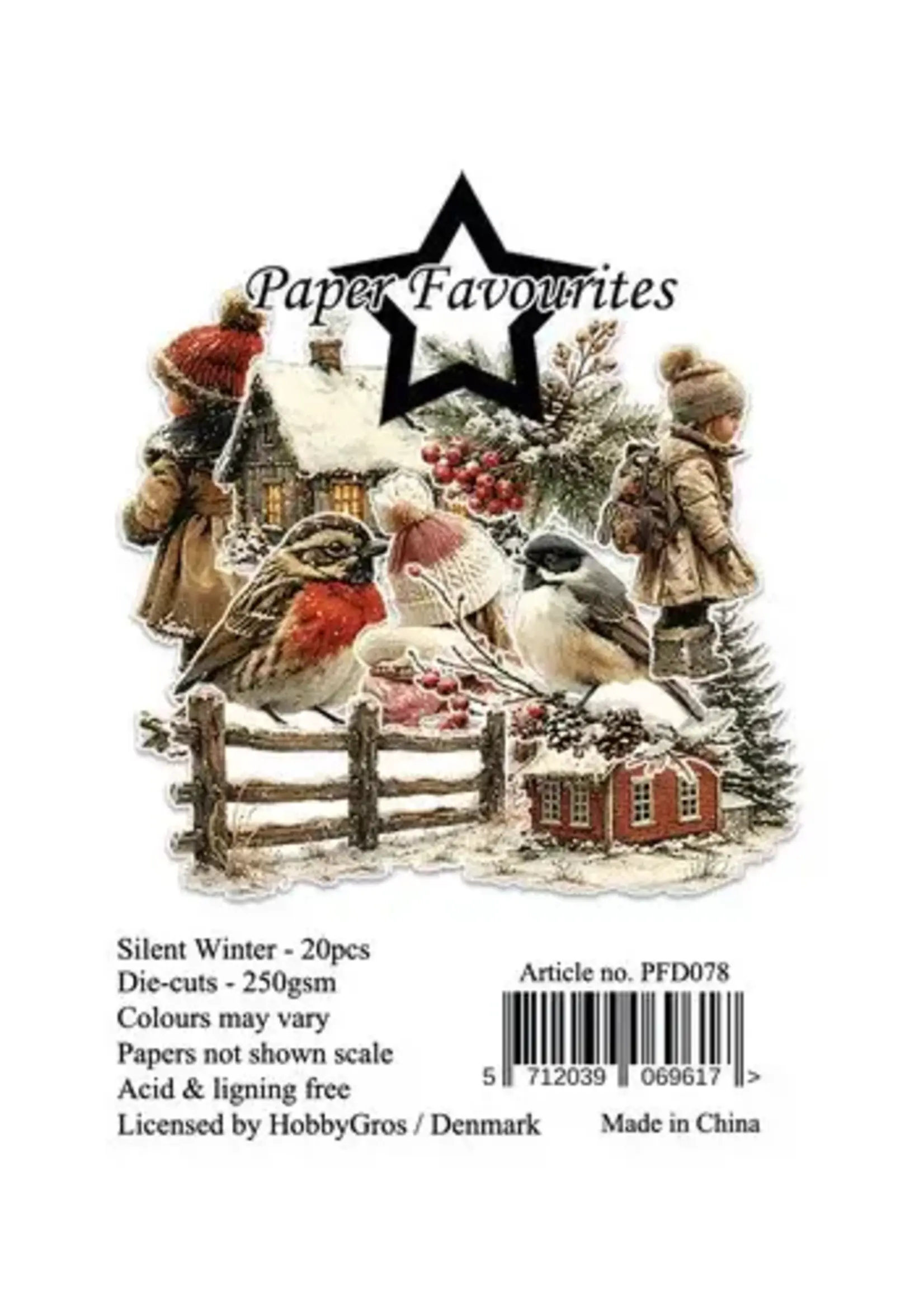 Die-Cuts A7 Silent Winter (20pcs) (PFD078)
