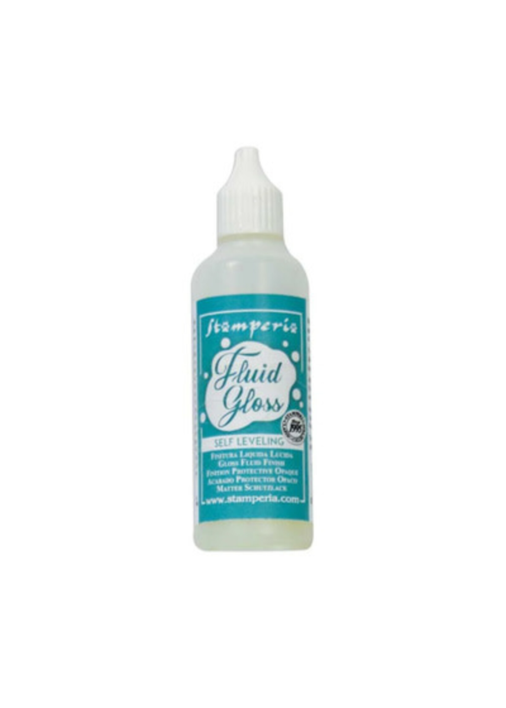Stamperia Fluid Gloss: een glanslaag die eruitziet als glas KE52M - Fluid Gloss 80ml