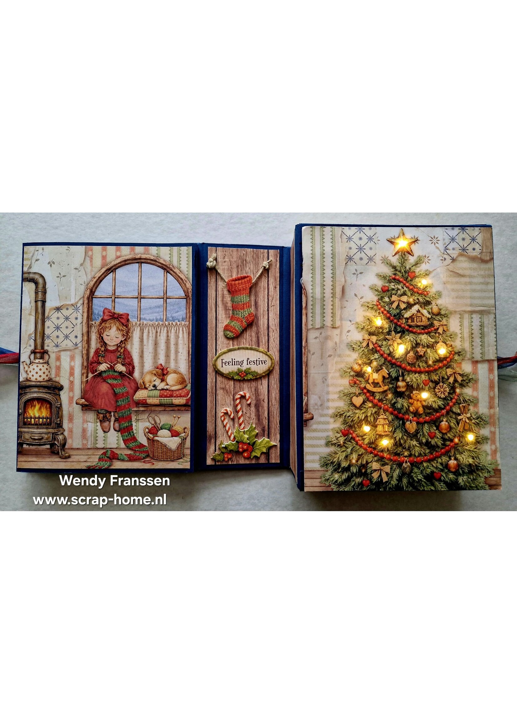 Neverending Kerst Album Stamperia met Miranda en Wendy 23 oktober