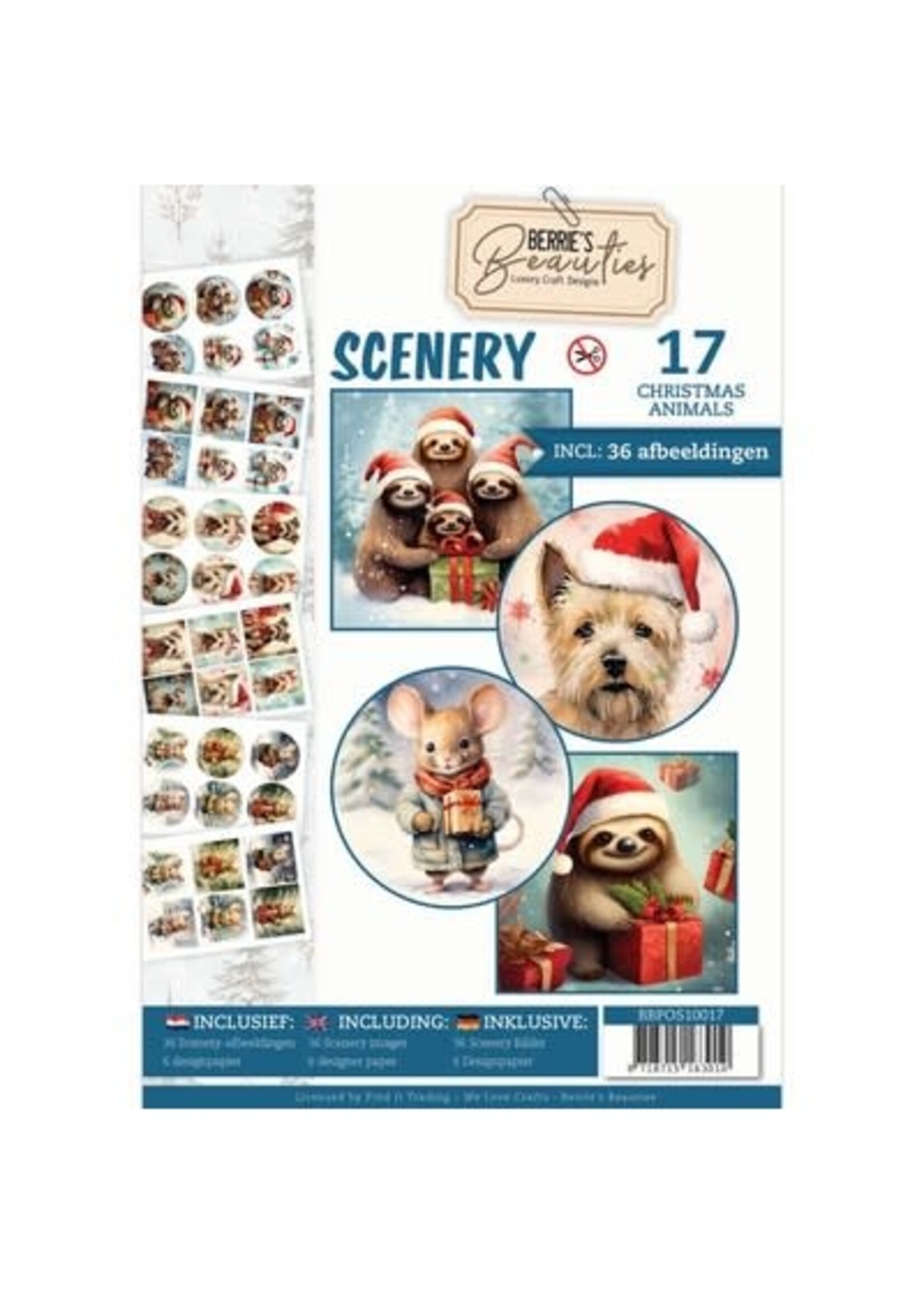 BBPOS10017 - Push-Out Book Scenery 17 – Winter Gnome Wonders
