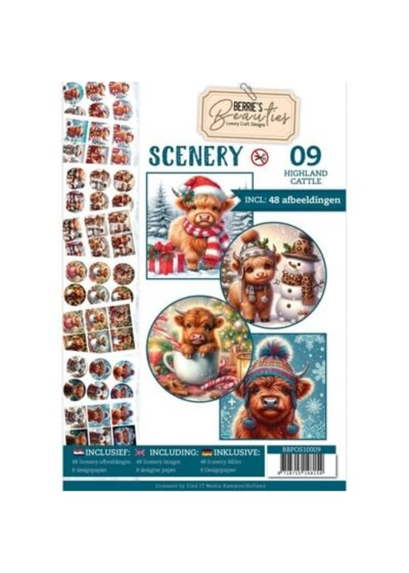 BBPOS10009 - Push-Out Book 09 – Schotse hooglanders