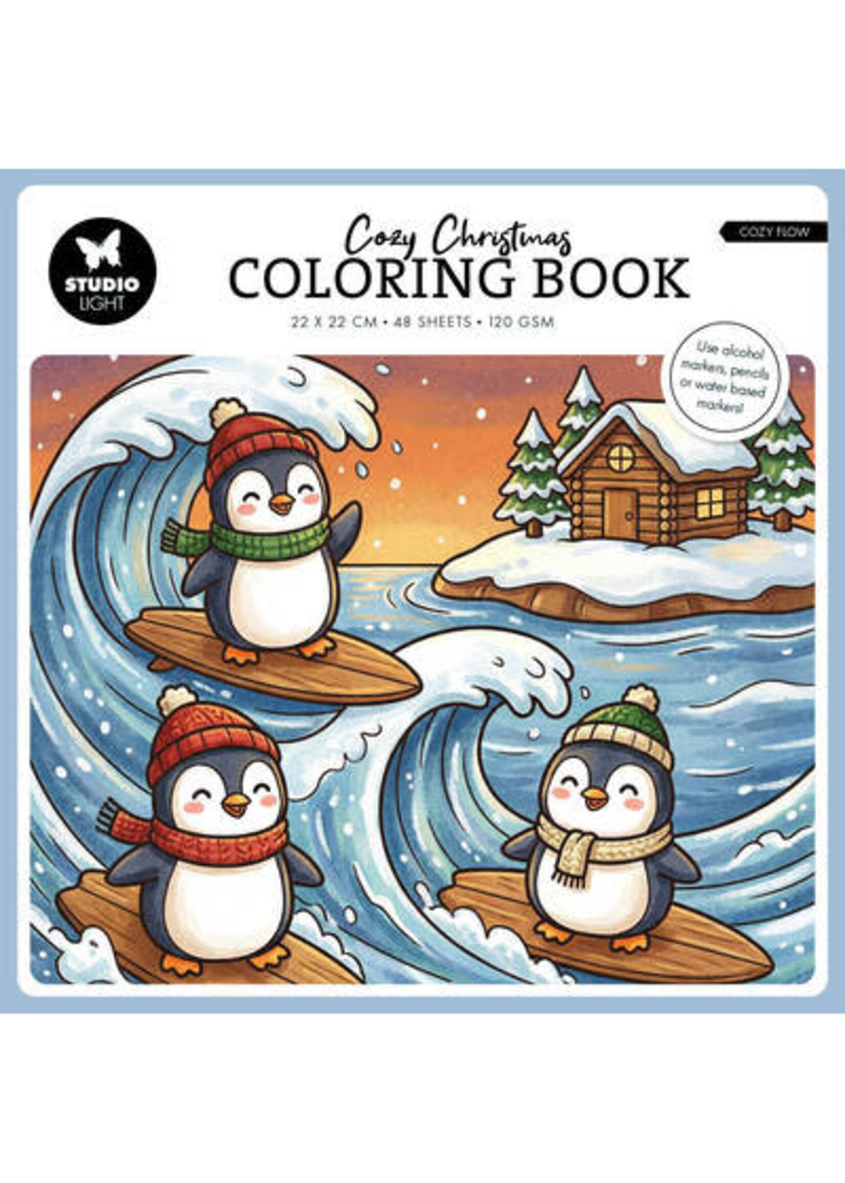 SL-ES-CB16 - StudioLight Kleurboek – Cozy Christmas Cozy Flow Essentials nr. 16