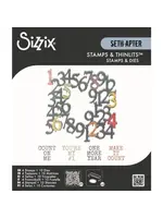 Thinlits Die Set w/ Stamps Recount (10+4pcs) by Seth Apter (667214)